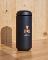 "Find Your Idyll" Twist Top Travel Mug by Fellow